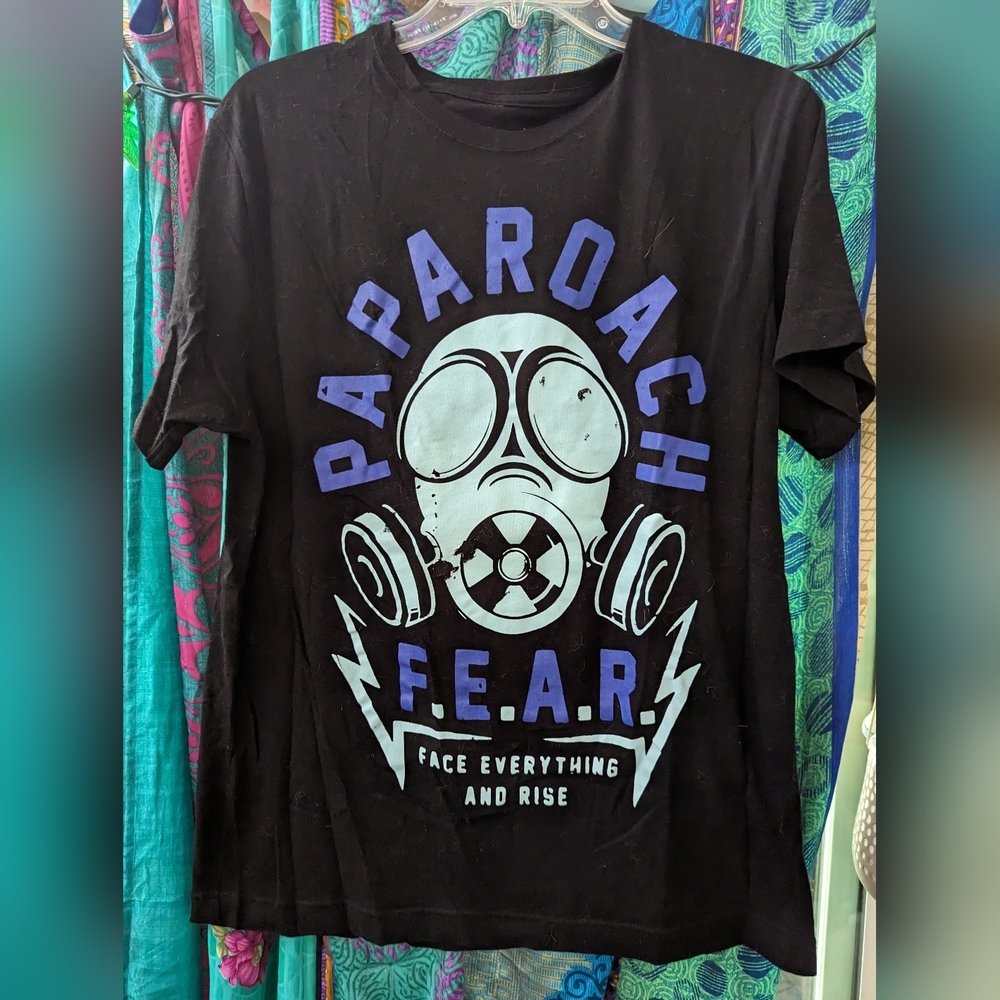 Paparoach F.E.A.R tour band t-shirt shirt 2014